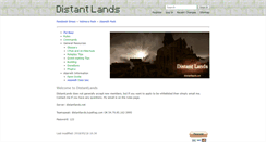 Desktop Screenshot of distantlands.net