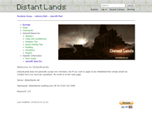 Tablet Screenshot of distantlands.net